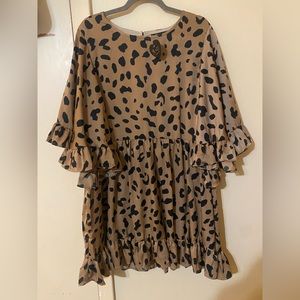 Knee length super cute flowy dress